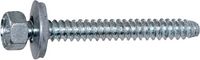 Fassadenschrauben mit Zapfen Stahl einsatzgehärtet / verzinkt-blau Typ JZ-2<br>ohne / mit Schaft, mit montierter Dichtscheibe Ø 6.3 x  19 - brwtools.ch