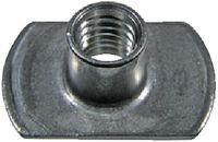 Anpunktmuttern mit glattem Flansch Stahl / blank Ausführung C M  4 /  6 - toolster.ch