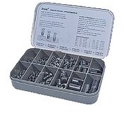 Gewindeeinsätze-Sortiment Ensat<sup>®</sup> Typ 302 vzb Stahl einsatzgehärtet / verzinkt-blau in Kunststoffbox M 2.5 - M 16 - toolster.ch