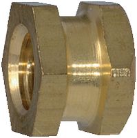 Gewindeeinsätze zum Einlegen Messing / blank Form E sechskant, geschlossen, kurz M 4 - toolster.ch