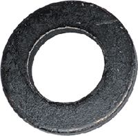 Rondelles Acier / zingué-bleu avec ecosyn<sup>®</sup>-lubric Black sans chanfrein, pour vis classe de résistance jusqu'à 8.8 M  5 /  5.3 / 10 /   1 - brwtools.ch
