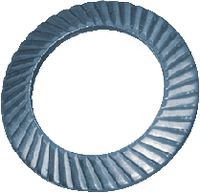 Rippenscheiben Federstahl / verzinkt-blau M 2   / 2.2 - toolster.ch