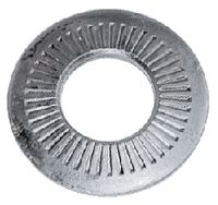 RIP-LOCK Rondelles de sécurité  Rip-Lock™ Acier ressort / revêtu de lamelles de zinc GEOMET<sup>®</sup> 500 avec ecosyn<sup>®</sup>-lubric Silver série moyenne M  5 /  5.1 / 12 - brwtools.ch