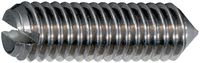 Gewindestifte mit Schlitz INOX A1 und Spitze M 4   x  4 - toolster.ch