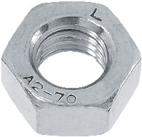 Ecrous hexagonaux ~0,8d INOX A2 / zingué-bleu M 3 - brwtools.ch