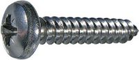 Linsen-Blechschrauben mit Kreuzschlitz Pozidriv Form Z INOX A4 und Spitze Form C 3.5 x 13 - brwtools.ch