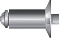 POP Senkkopf-Blindnieten <sup>®</sup> Standard Monel / verzinkt-blau Typ TLPK...BS TLPK665BS 4.8x18 / 9.4-13.2 / 100 Stk - toolster.ch