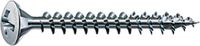 SPAX Linsensenk-Spanplattenschrauben <sup>®</sup> Stahl einsatzgehärtet / verzinkt-blau mit Gleitschicht mit Vollgewinde und Kreuzschlitz Pozidriv Form Z Ø 3.5 x 16 (Pack à 1000 Stk) - toolster.ch