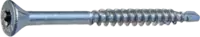 Senk-Holzbohrschrauben Stahl einsatzgehärtet / verzinkt-blau mit Gleitschicht mit Innensechsrund und Fräsrippen Ø 4 x 25 (Pack à 1000 Stk) - toolster.ch