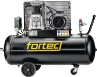 FORTEC Kolbenkompressor fortec 100 Liter, mobil AIR-100/500 - toolster.ch
