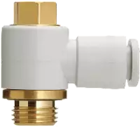 SMC Equerre à visser  KQ2V laiton, pivotant à 360 R1/8" / 4 - toolster.ch