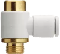 SMC Equerre à visser  KQ2VS laiton, pivotant à 360, I-6-Kt R1/8" / 4 - toolster.ch