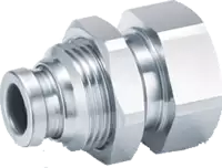 SMC Raccord enfichable Schott  KQG2E Acier inoxydable R1/4" / 3.2 - toolster.ch