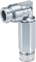 SMC Equerre à visser haute  KQG2W Acier inoxydable R1/8" / 3.2 - toolster.ch
