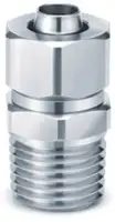 SMC Raccord à compression droit  KFG2H avec filetage extérieur, métrique 4 x 2.5 mm / R 1/8" - toolster.ch