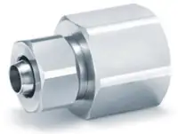 SMC Raccord à compression droit  KFG2F avec filetage intérieur, métrique 4 x 2.5 mm / R 1/4" - toolster.ch