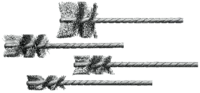 LESSMANN Micro-écouvillon 10 / 0.12 Fil en acier - toolster.ch