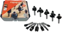 KENDO Jeu de fraises  pour défonceuses 12 pièces - toolster.ch