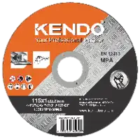 KENDO Disque à tronçonner  pour l'acier 115 x 1 x 22.23mm, lot de 10 - toolster.ch