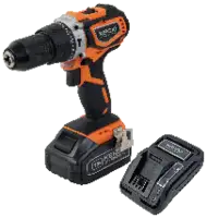 KENDO Perceuse à percussion sans fil 96007, Brushless, 18 V Li-Ion set avec 1x batterie 4 Ah + chargeur - toolster.ch