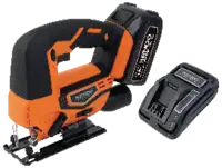 KENDO Akku-Stichsäge 96011, 18 V Li-Ion Set mit 1x 4Ah-Akku + Ladegerät - toolster.ch