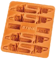 STIHL Eiswürfelform  Motorsäge 16 x 14 x 2 cm - toolster.ch