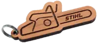 STIHL Porte-clés  en bois 6.5 x 0.45 cm - toolster.ch