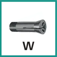 mit W- Spannzangenaufnahme
