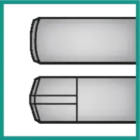 à tige cylindrique avec ou sans extrémité carrée