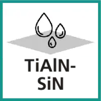 TiAlN-SiN Beschichtung