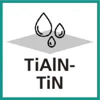 Revêtement TiAlN-TiN