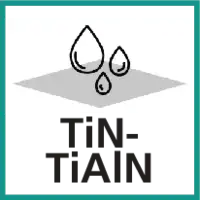 TiN-TiAlN Beschichtung