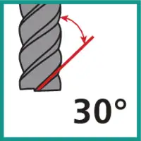 Fräser mit Drallwinkel 30°
