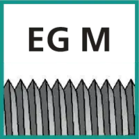 gemäss Gewindenorm EG M (Metrisches Drahteinsatzgewinde)