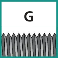 gemäss Gewindenorm G (Zylindrisches Witworth Gewinde)