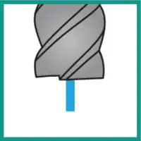 Fräsen mit Innenkühlung axial
