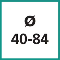 Nenngrösse Ø 40 - 84 mm