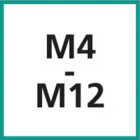 Taille nominale M4 - M12