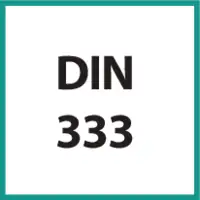 gemäss DIN 333
