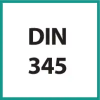 gemäss DIN 345