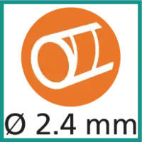 Mähfaden rund und leise Ø 2.4 mm