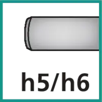 Schafttoleranz h5 / h6