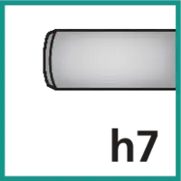 Schafttoleranz h7