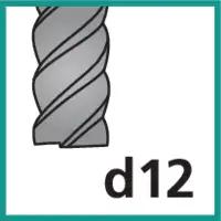 Tolérance de coupe de fraise d12 (selon le système d'ajustement ISO 286)