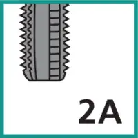 Gewinde Toleranzfeld 2A (nach DIN EN 22568)