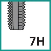 Zone de tolérance de filetage 7H