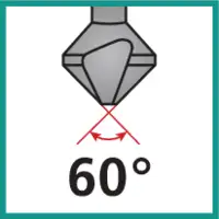 Senker Senkwinkel 60°