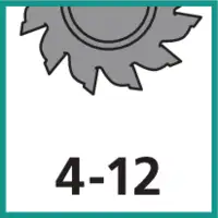 Zähnezahl 4 - 12