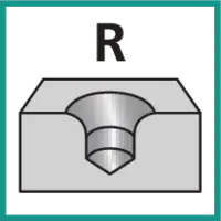 zum Zentrierbohren (Form-R)