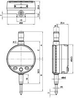 SYLVAC Messuhr digital S_DIAL WORK ANALOG Proximity + Power 25 / 0.001 / 4 µm / 0.65...1.15 N - toolster.ch SYLVAC Messuhr digital S_DIAL WORK ANALOG Proximity + Power 25 / 0.001 / 4 µm / 0.65...1.15 N - toolster.ch